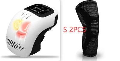 Smart Knee Massager — Cordless Heat & Vibration Wrap | 3 Warmth Levels, Red Light, Type-C Rechargeable