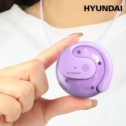 Smart Translator Earbuds worn by traveller — instant speech translation, supports English, Spanish, Mandarin, Japanese and more