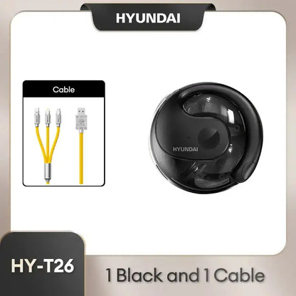 Smart Translator Earbuds charging case open showing earbuds inside