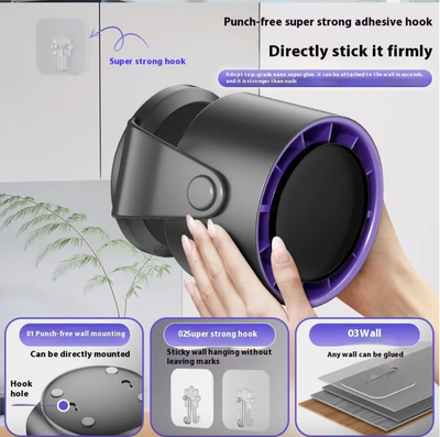 CoolBreeze Fast-Charge Desk Fan