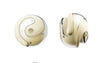 Coconut Translator Earbuds Classic version — deep bass, crisp vocals, available in Black, Milky White and Purple